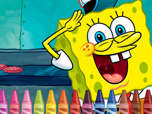 Sponge Bob Coloring Details