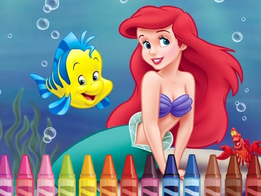 Little Mermaid Coloring Details